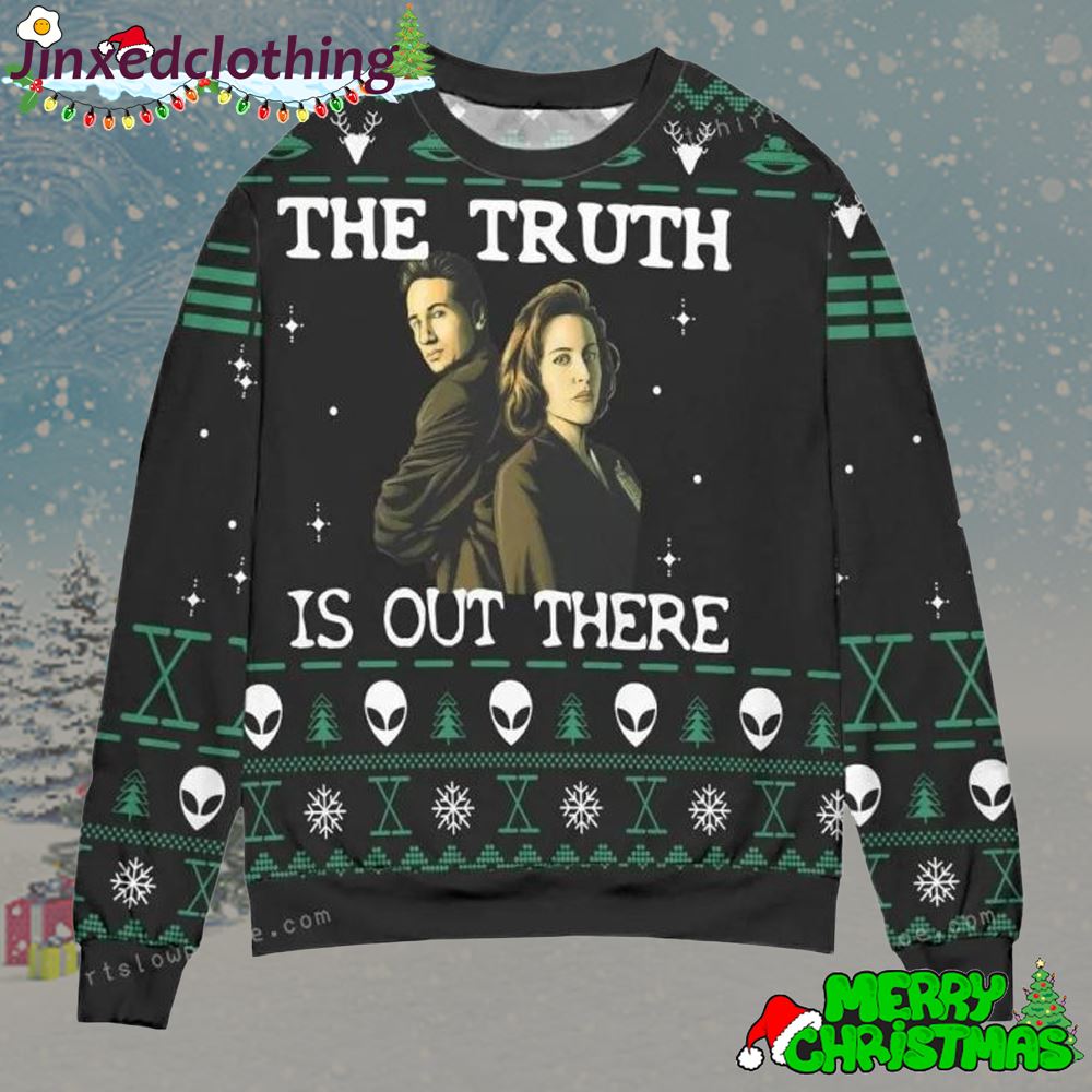 The X Files The Truth Is Out There Christmas Ugly Sweater 